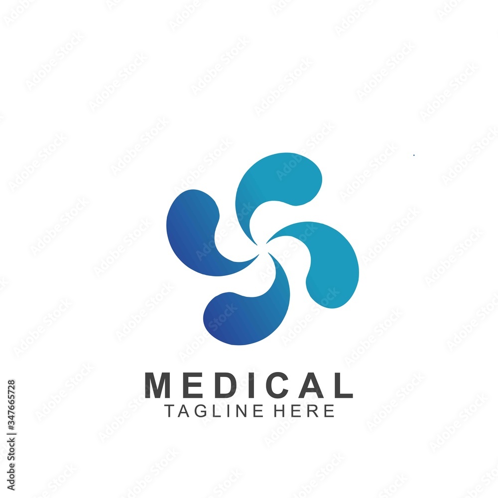 Health logo template design Health logo template design