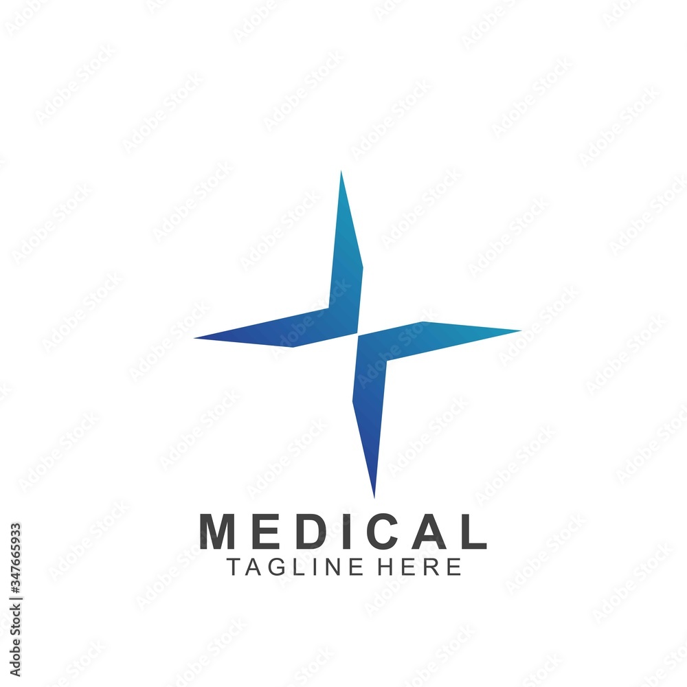 Fototapeta premium Health logo template design