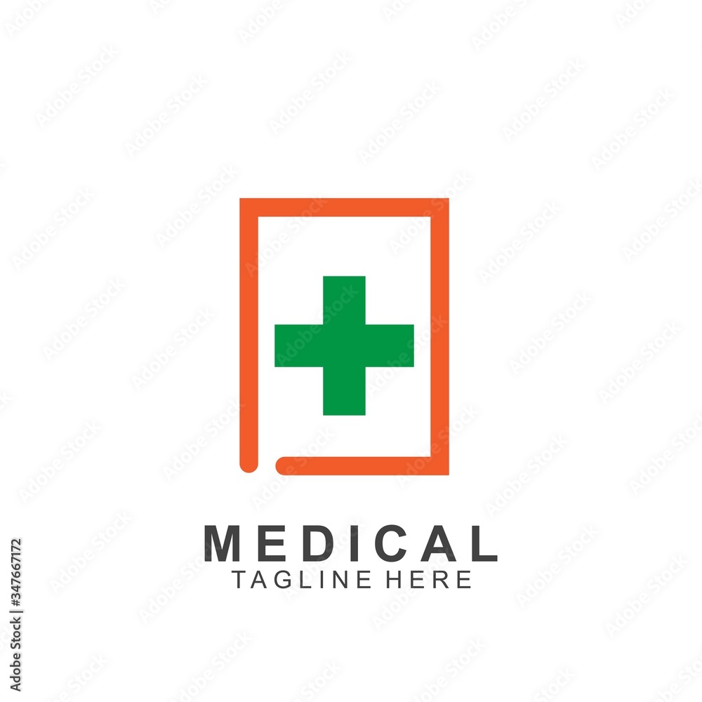 Health logo template design Health logo template design