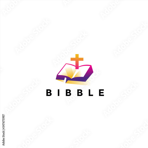 bibble logo design vector