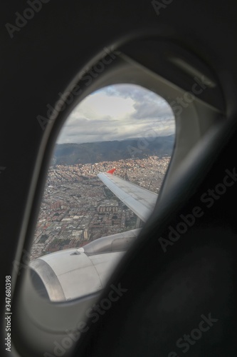 view from airplane window © Alejandro