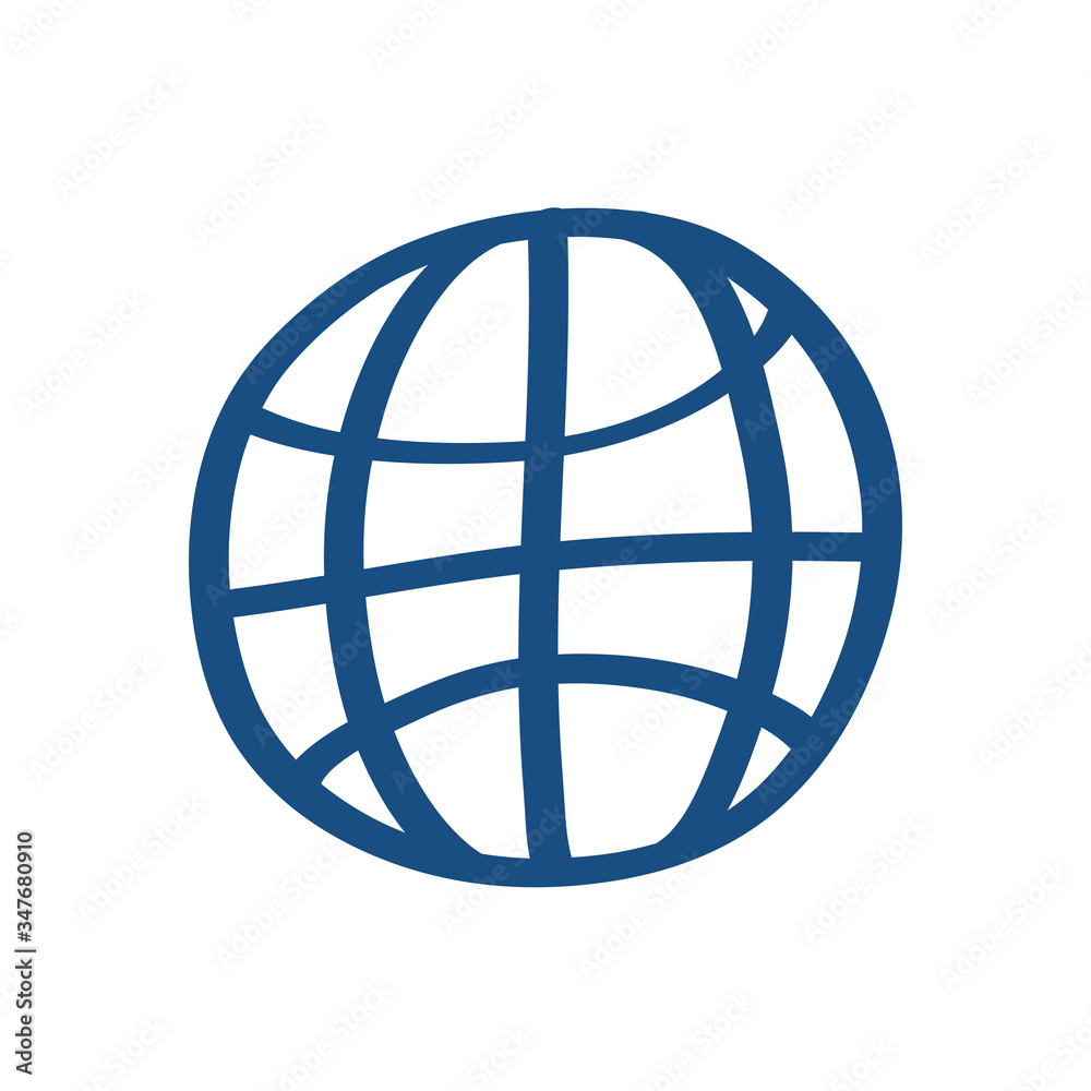 sphere browser isolated style icon sphere browser isolated style icon