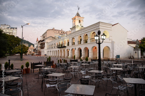 Fototapeta Naklejka Na Ścianę i Meble -  Ciudad de Salta durante el aislamiento por covid19
