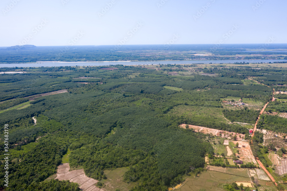aerial view of agriculture field aerial view of agriculture field