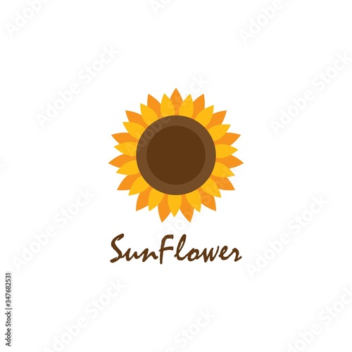 Sunflower vector design