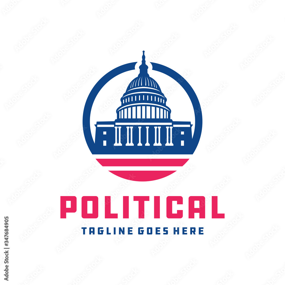 White House Political Vector Logo