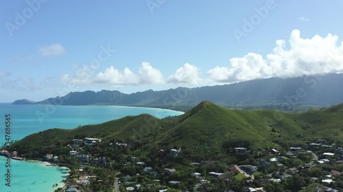 Coast of Oahu Hawaii , Forward Shot photo