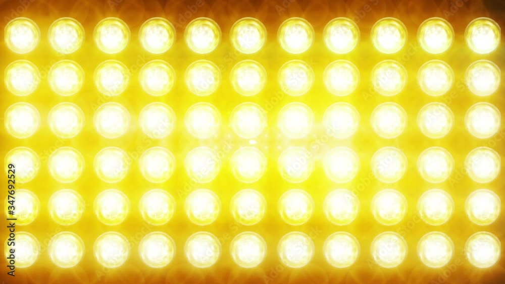 Stadium floodlights flash Stadium floodlights flash