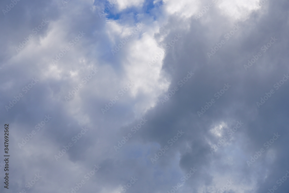 Blue sky and white clouds