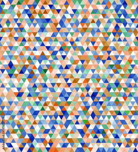 Triangle abstract background. Seamless pattern