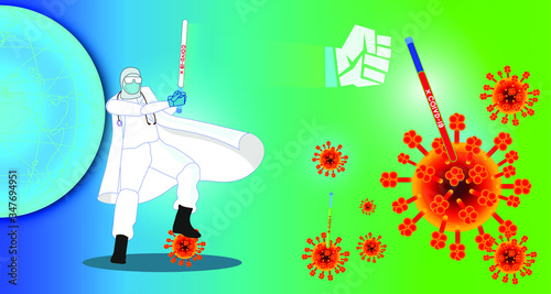 COVID-19, Medical illustration Preventing Coronavirus Infection