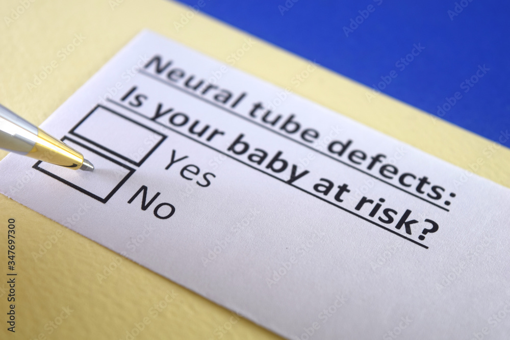 One person is answering question about neural tube defects.