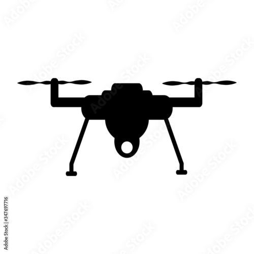 Drone sign, symbol, Vector pictogram