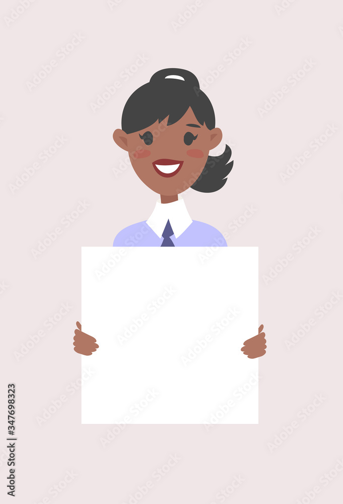 Male and female characters with board. Cartoon style people icons. Isolated guys avatars. Flat illustration men and women faces. Hand drawn vector drawing girls and boys portraits Male and female characters with board. Cartoon style people icons. Isolated guys avatars. Flat illustration men and women faces. Hand drawn vector drawing girls and boys portraits