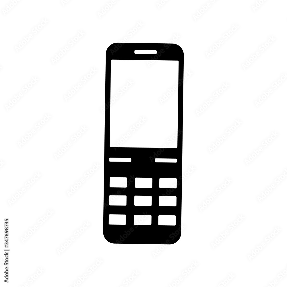 Cell phone sign, symbol, Vector pictogram Cell phone sign, symbol, Vector pictogram