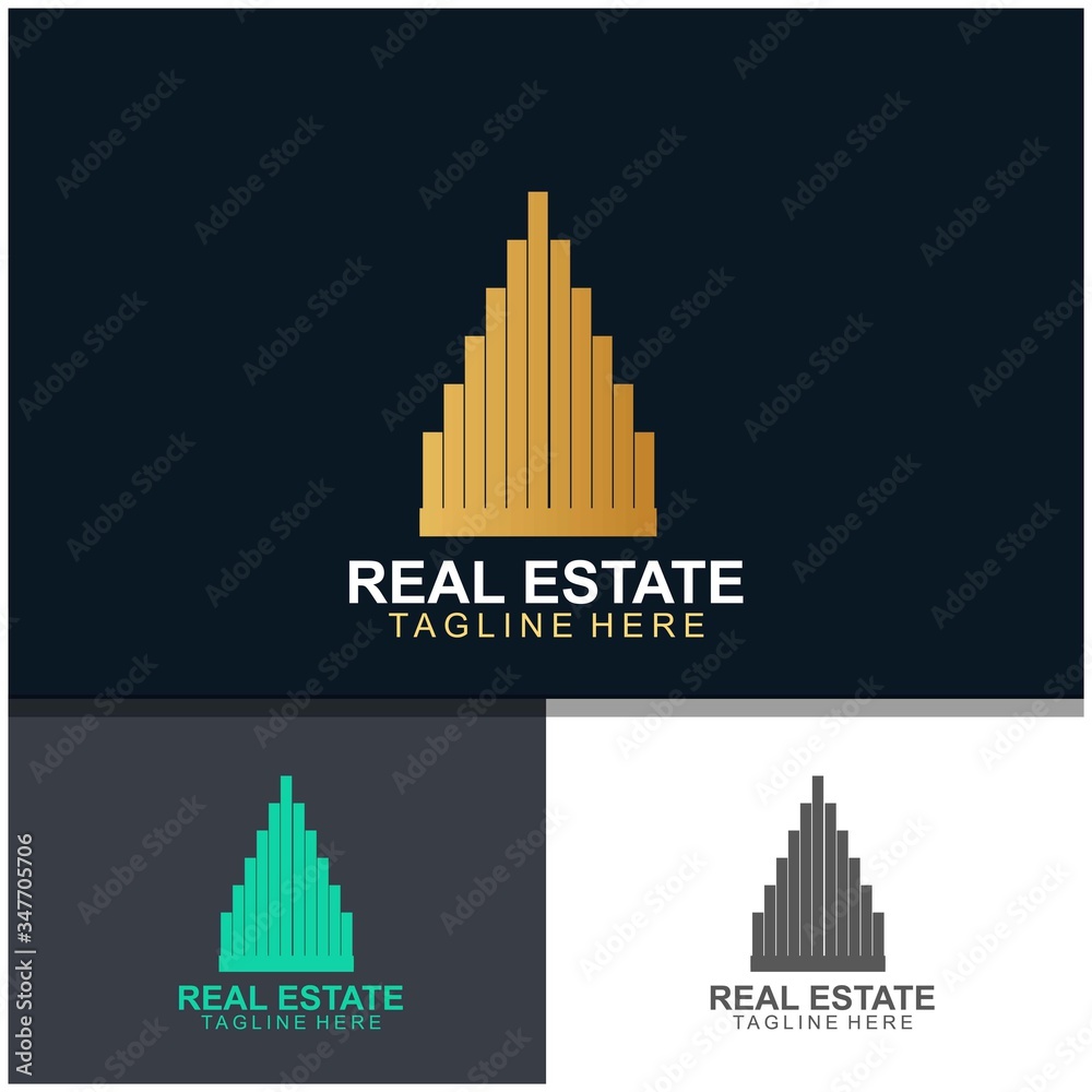 Real estate logo design Real estate logo design
