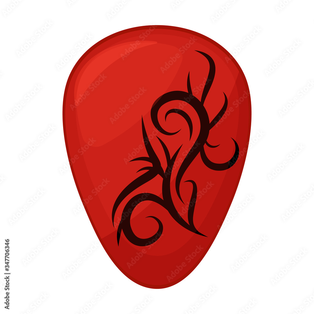 Guitar pick vector icon.Cartoon vector icon isolated on white background guitar pick. Guitar pick vector icon.Cartoon vector icon isolated on white background guitar pick.