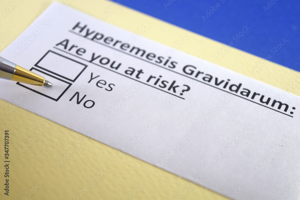 One person is answering question about hyperemesis gravidarum.