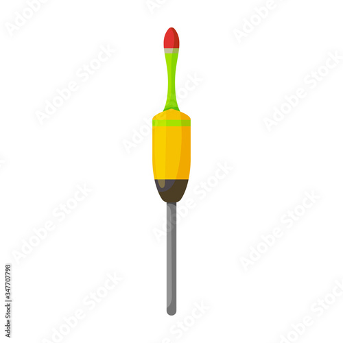 Fishing rod vector icon.Cartoon vector icon isolated on white background fishing rod.