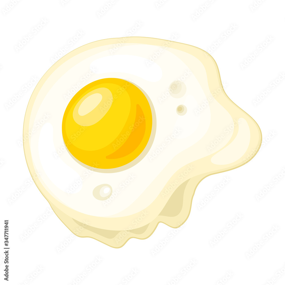 Fried egg vector icon.Cartoon vector icon isolated on white background fried egg. Fried egg vector icon.Cartoon vector icon isolated on white background fried egg.