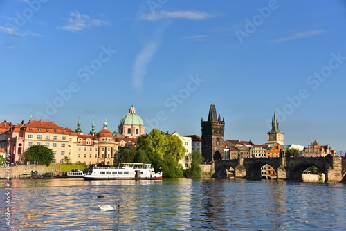 Prague city view 