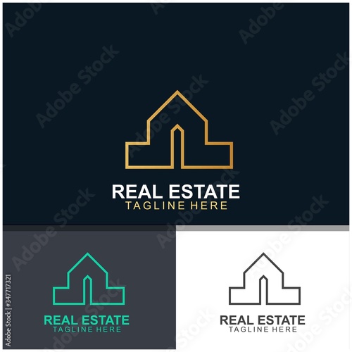 Real estate logo design