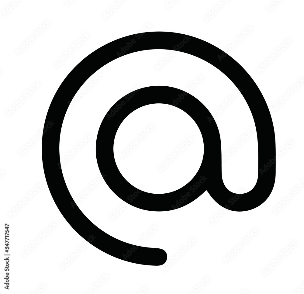 @ Symbol over white background.