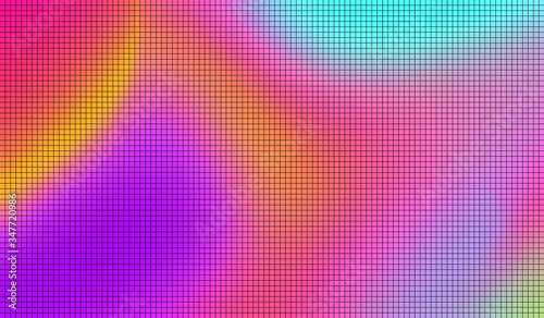 Abstract colorful pixelated background. Modern gradient Multicolor Mosaics Backdrop with pixels. Vector illustration.