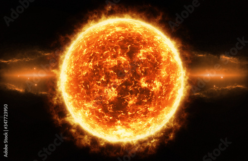 Sun in the Space