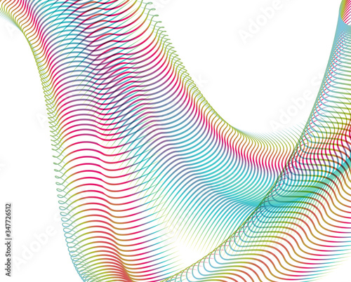 Abstract background blend wave line design for Wallpaper, Banner, Background, Card, Book Illustration, landing page