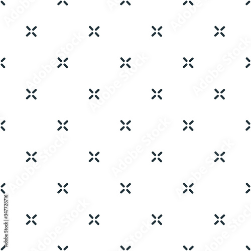 Vector cross stich plus seamless pattern  geometric background. Aim seamless patern. Stock vector illustration