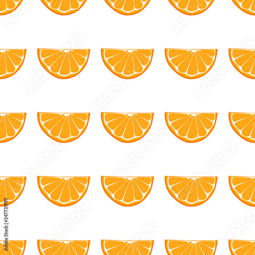 Illustration on theme big colored seamless orange