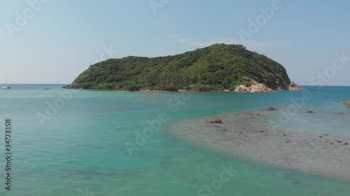 Remote Island - Thailand, Ko Ma - 4K Drone Shot photo