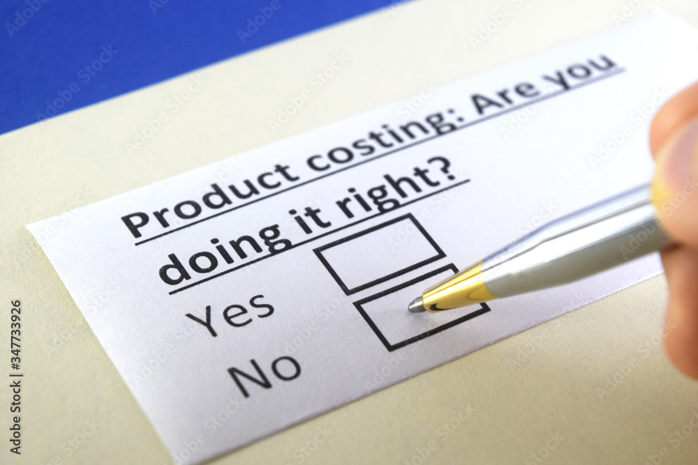 One person is answering question about product costing. One person is answering question about product costing.