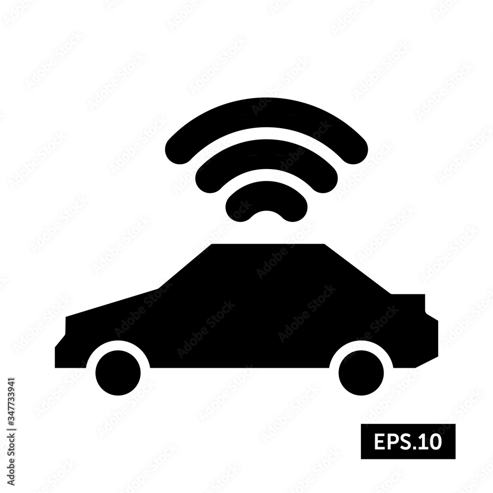 Automatic Car Icon, Automatic Car Sign/Symbol vector