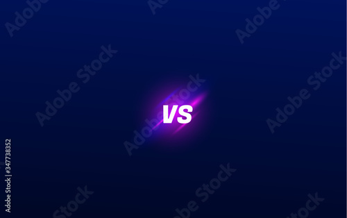 versus logo vs letters for sports and fight competition. MMA, UFS, Battle, vs match, game concept competitive vs. eps 10 Vector illustration.