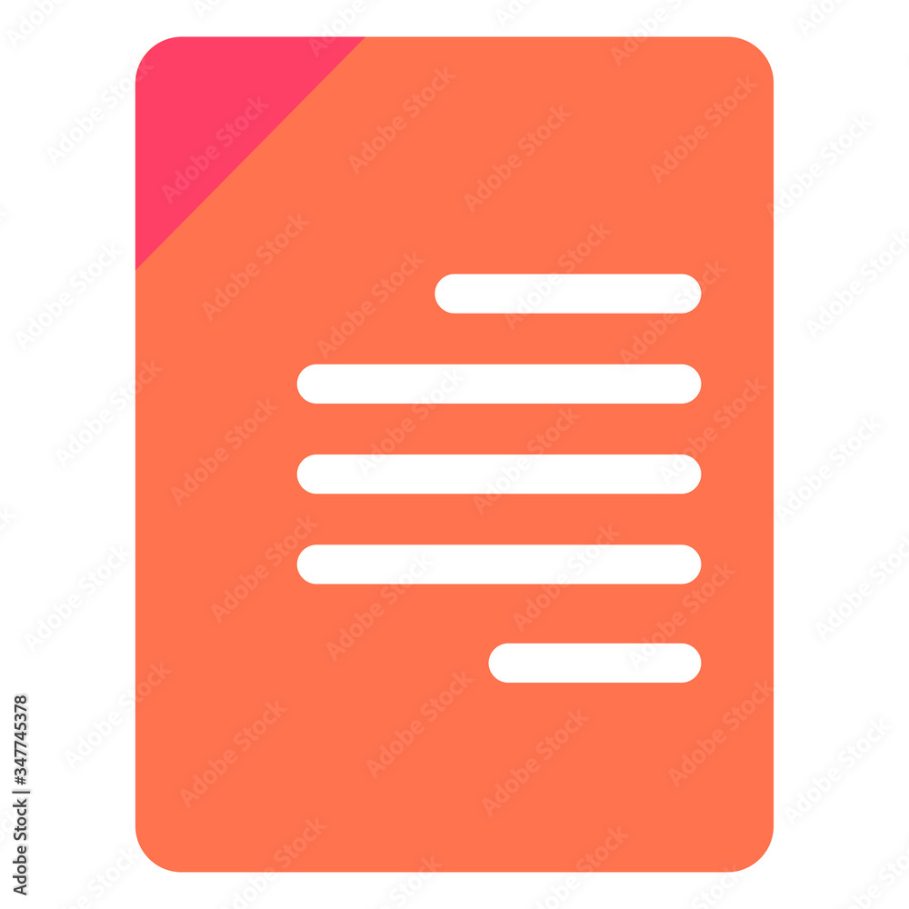 vector illustration of a set of paper icons vector illustration of a set of paper icons