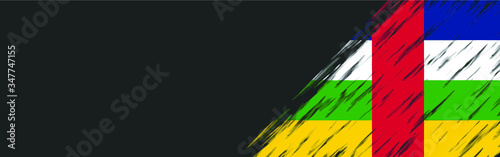 Central African Republic flag banner