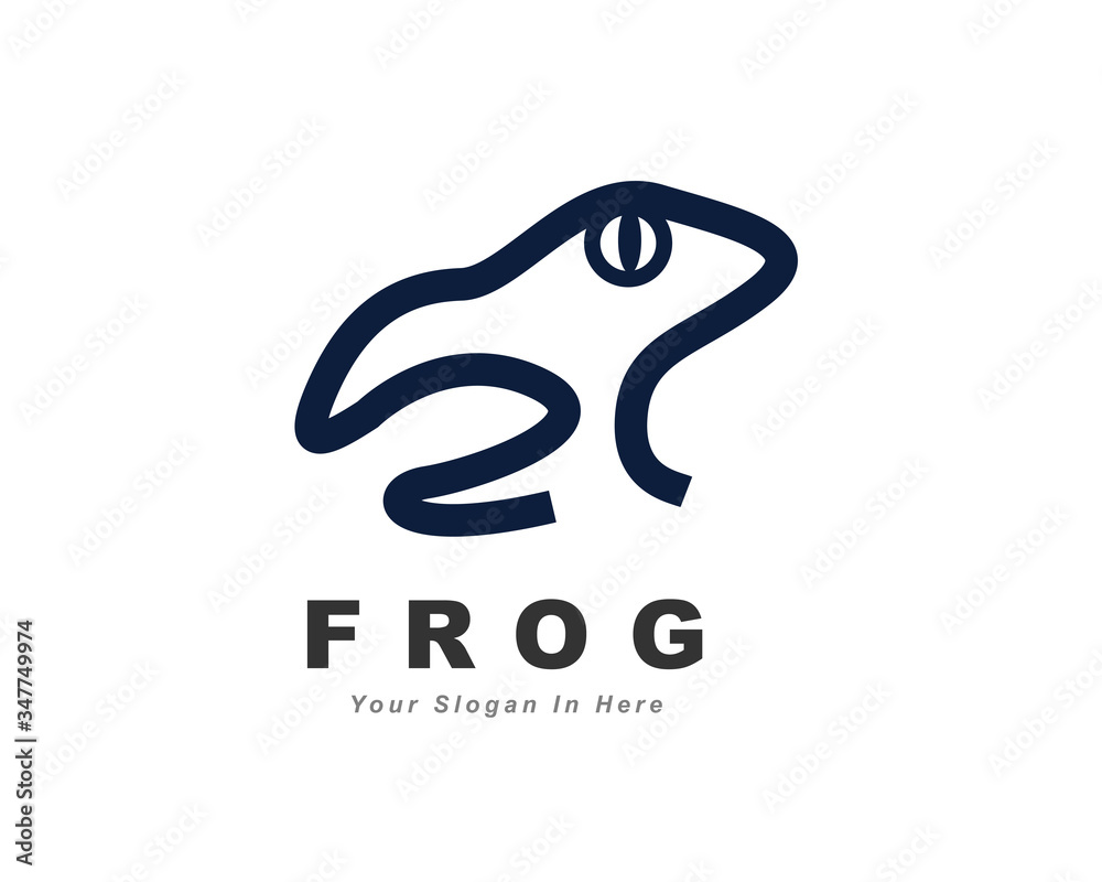 simple minimalistic elegance line art frog logo design inspiration simple minimalistic elegance line art frog logo design inspiration