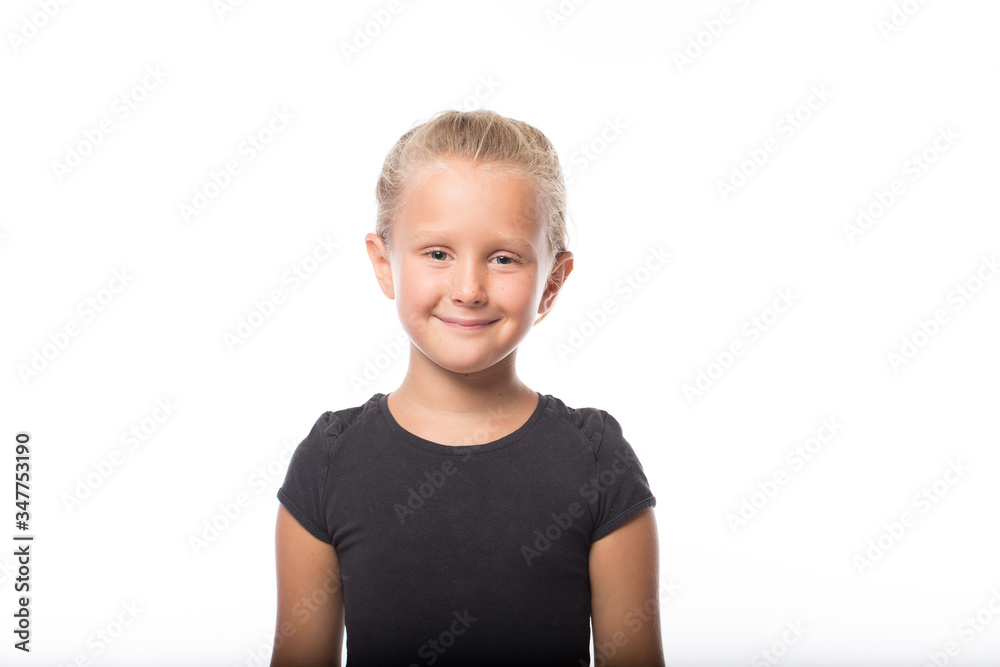 Emotional portrait of a European beautiful girl. The child shows grimaces: laughter, joy, happiness, antics. Photoshoot with different emotions. Emotional portrait of a European beautiful girl. The child shows grimaces: laughter, joy, happiness, antics. Photoshoot with different emotions.