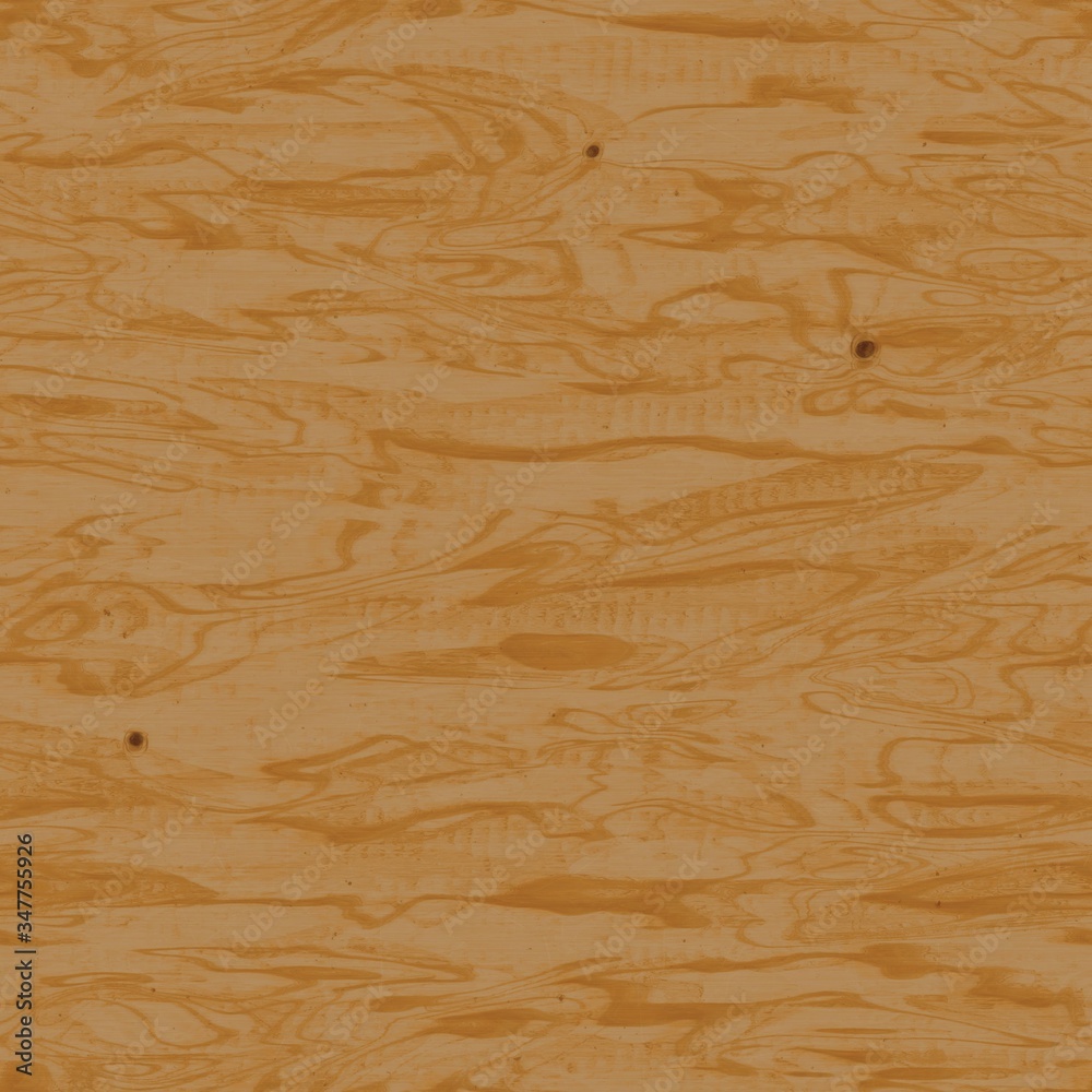 Fototapeta premium Plywood texture with natural pattern. Close up Wood grain background. Light wooden table with a crack