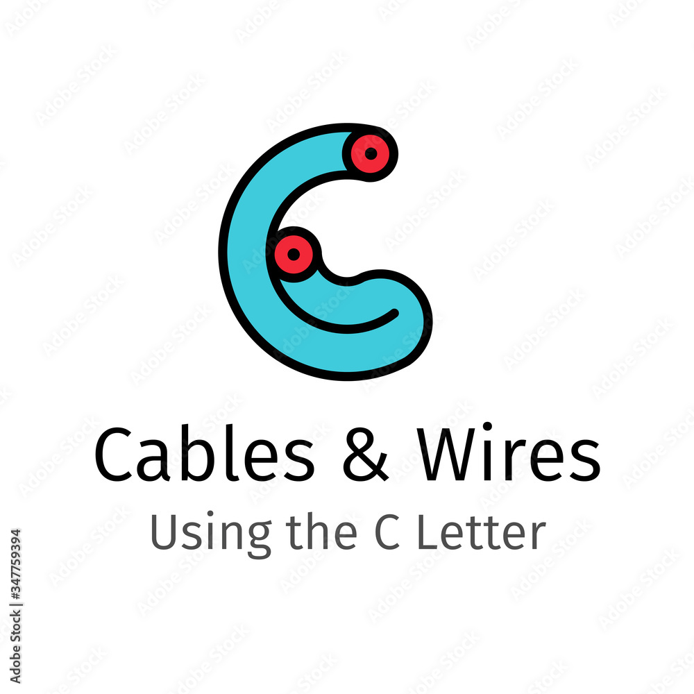 Simple icon for trendy Logo design. Using the letter C. Can be used to create an identity brand Simple icon for trendy Logo design. Using the letter C. Can be used to create an identity brand