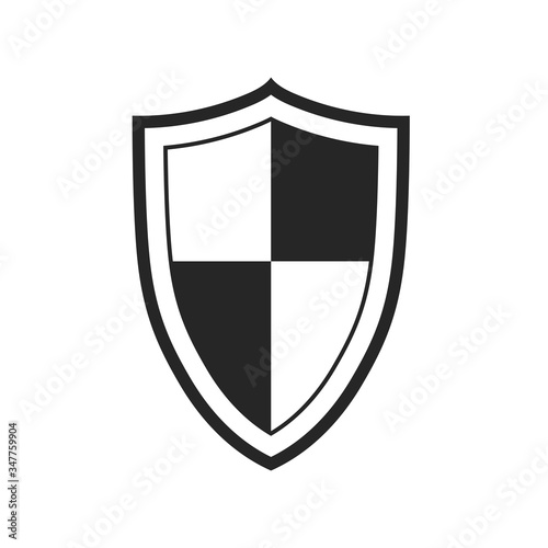Free Download Vector shield icon isolated on white background - GFXLoad