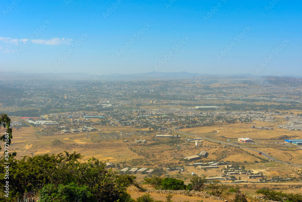 View over Mekele city, Ethiopia