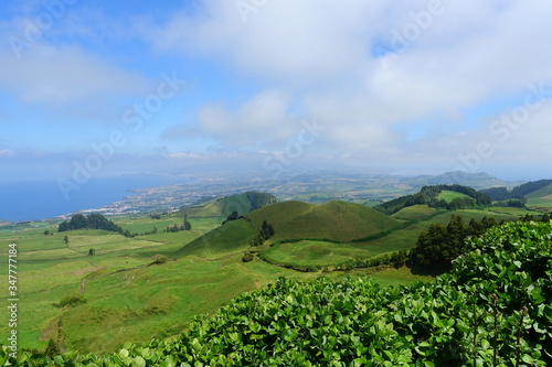 View on the azores eastwards