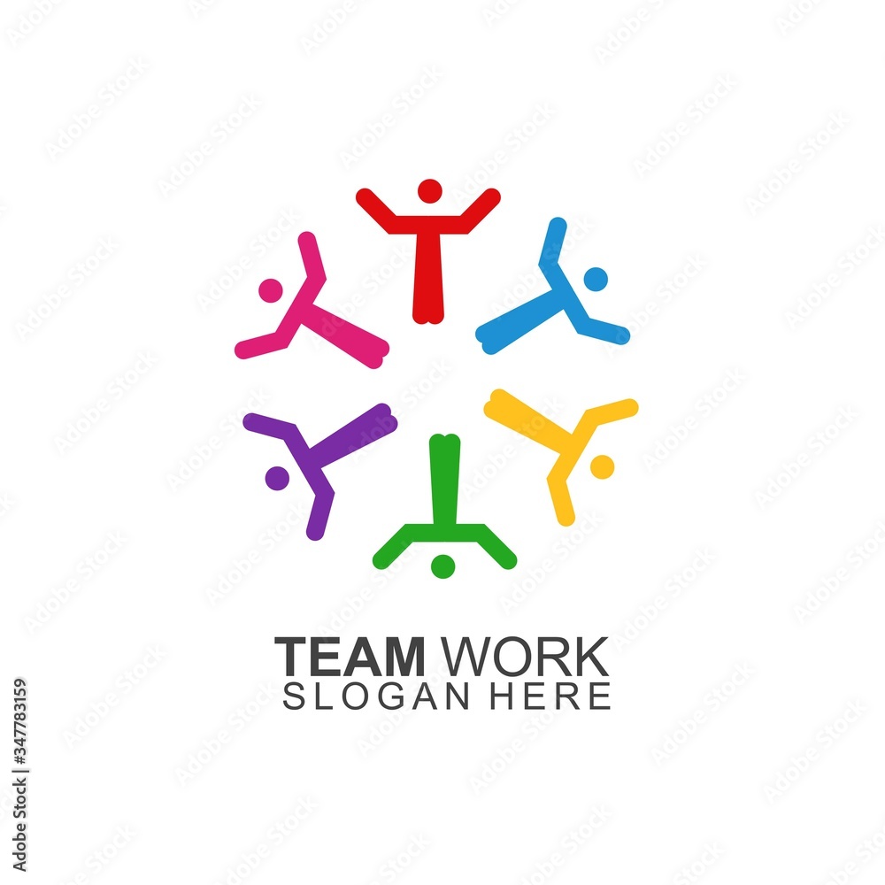 Team Work Logo Design Team Work Logo Design