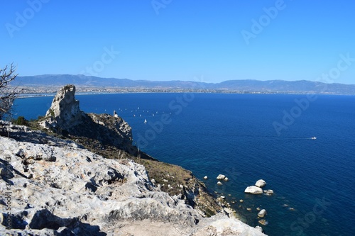 Cagliari, sardinia, Italy, sella del diavolo in spring photo