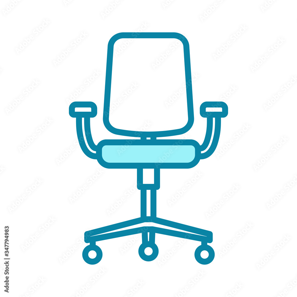 office armchair icon vector design template office armchair icon vector design template