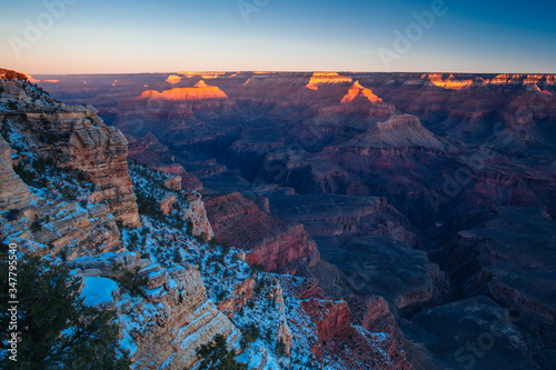 Sunrise at Grand Canyon in the USA