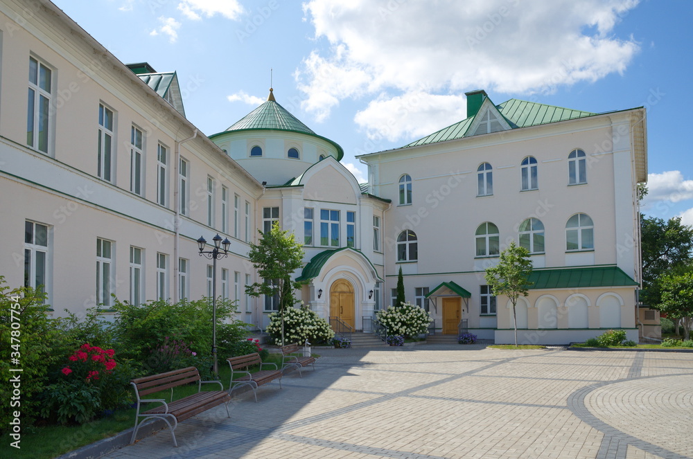 The complex of buildings of the Kolomna theological Seminary in the Epiphany Old Golutvin monastery. Kolomna, Russia